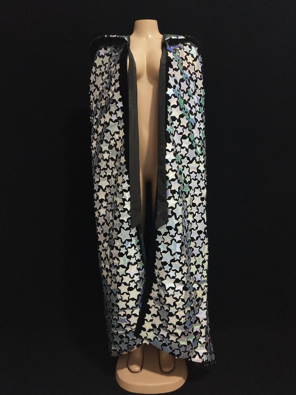 Flamboyant Silver Star Cloak