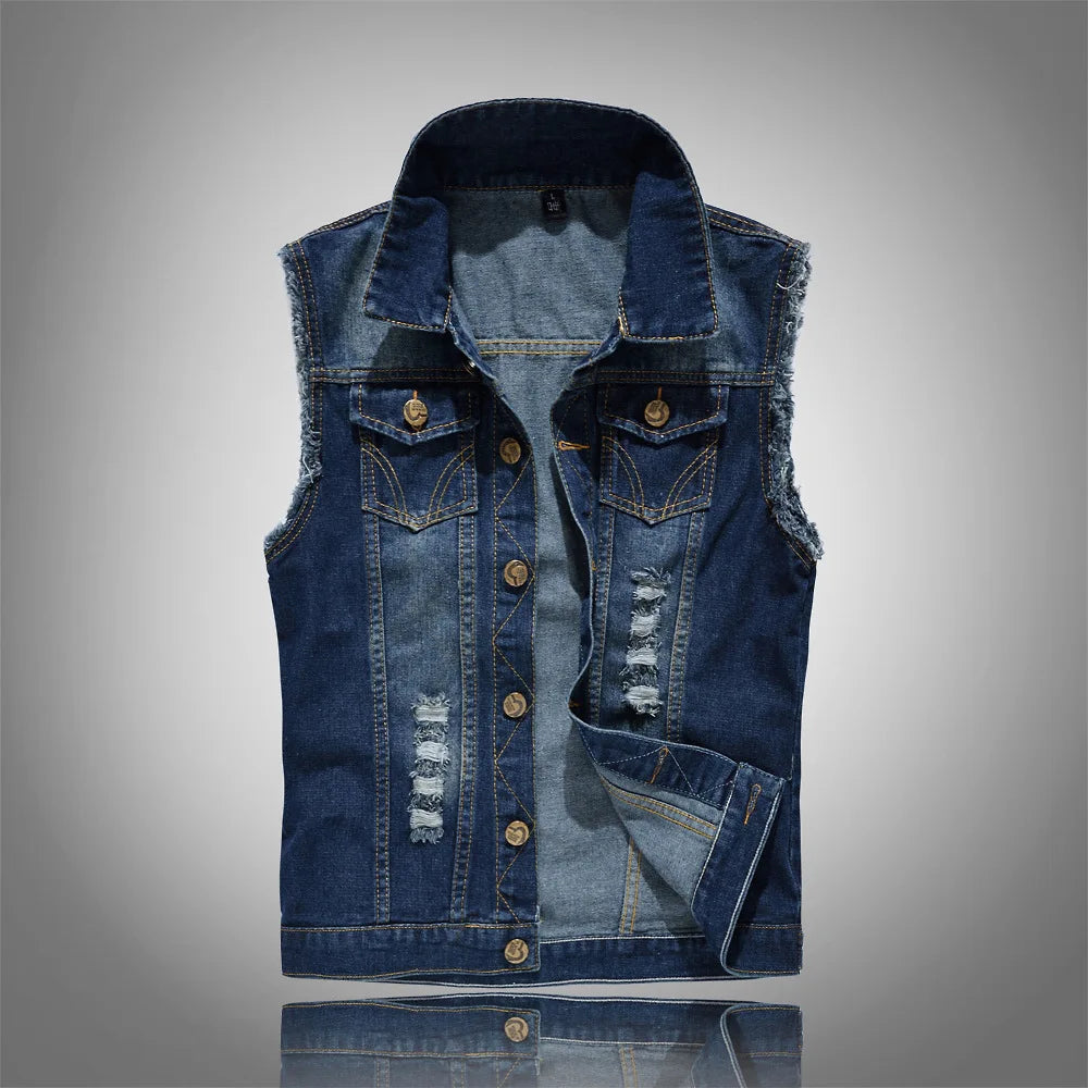 Rebel Hue Denim Vest
