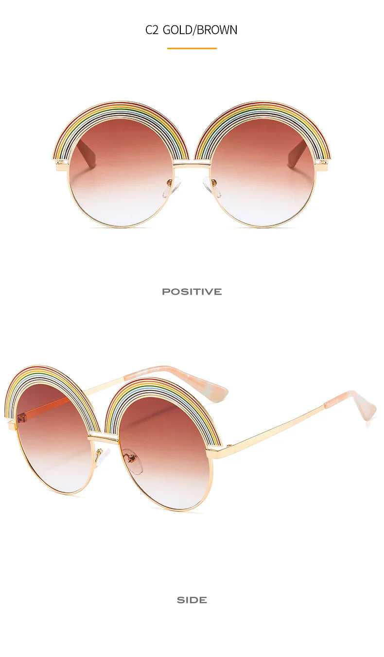 Rainbow Round Sunglasses