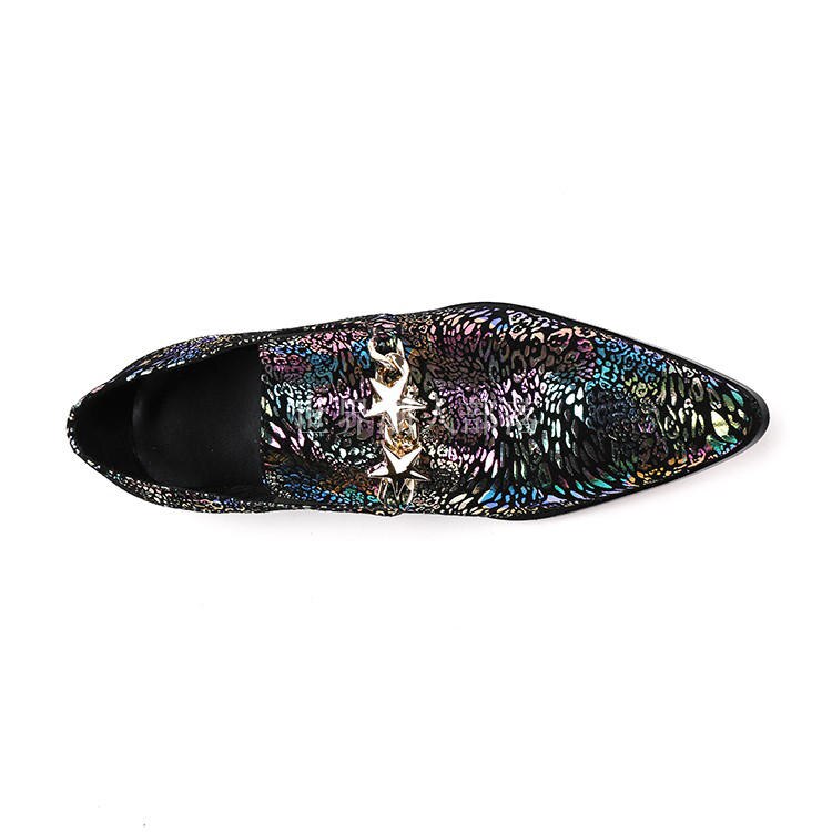 LGBT Glitter Star Formal Shoes