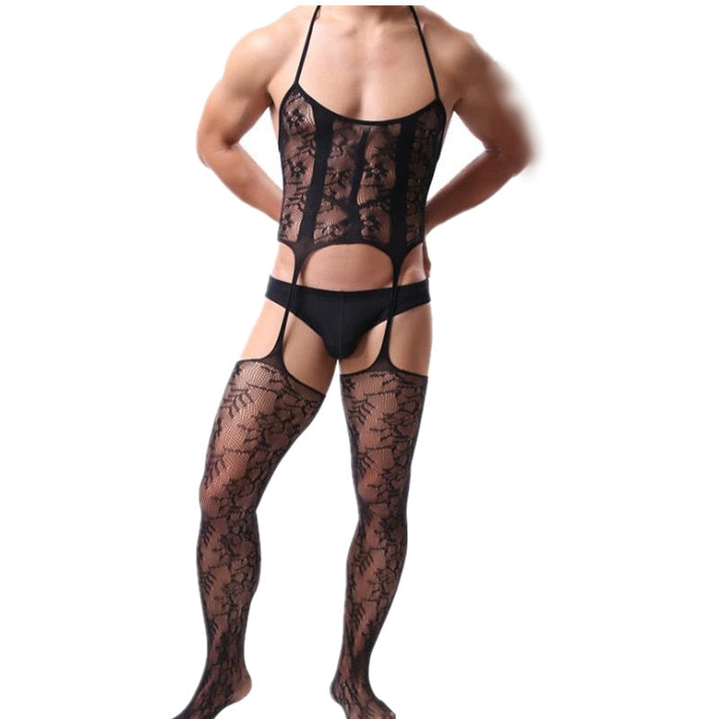 Own Your Sissy Fishnet Lingerie For Men