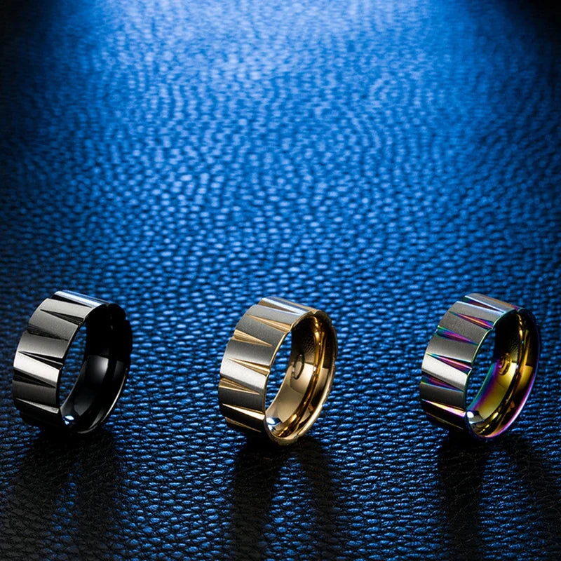 Carbide Titanium Triangle Groove Ring