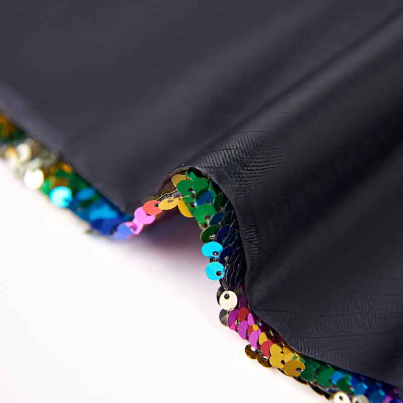 Golden Rainbow Sequins Blazer
