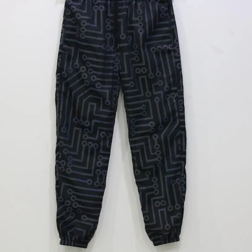 Fluorescent Circuit Reflective Festival Hoodie Jacket + Pants