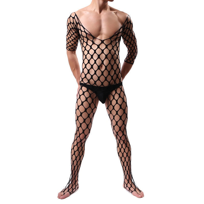 Own Your Sissy Fishnet Lingerie For Men