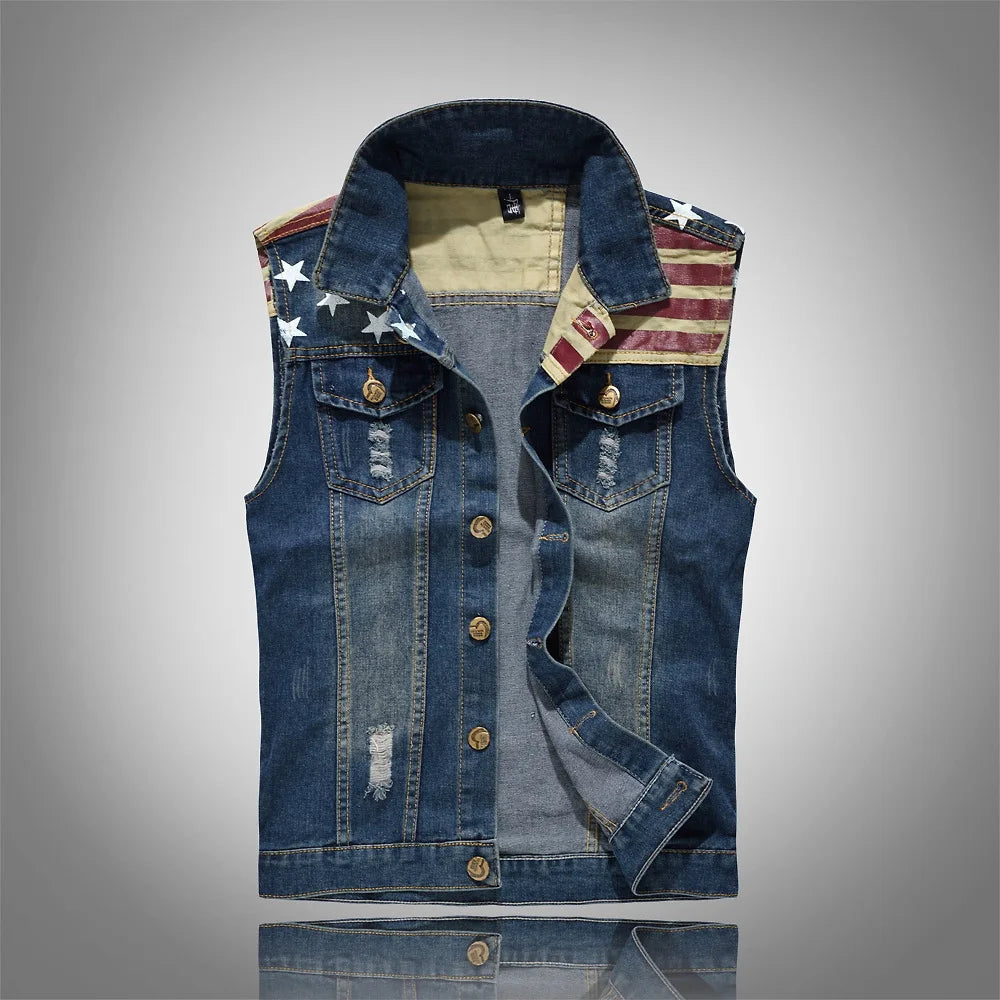 Rebel Hue Denim Vest