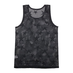 Attention Sheer Star Muscle Tank