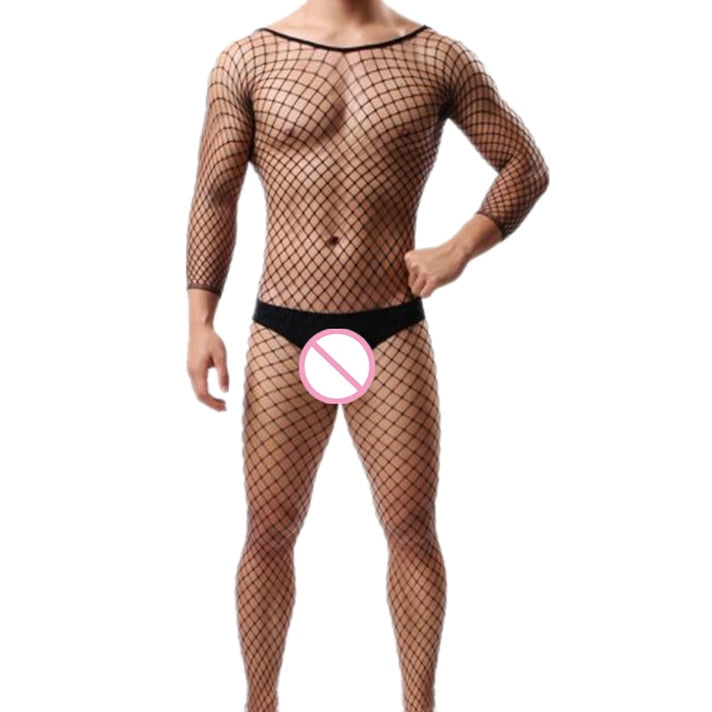 Own Your Sissy Fishnet Lingerie For Men