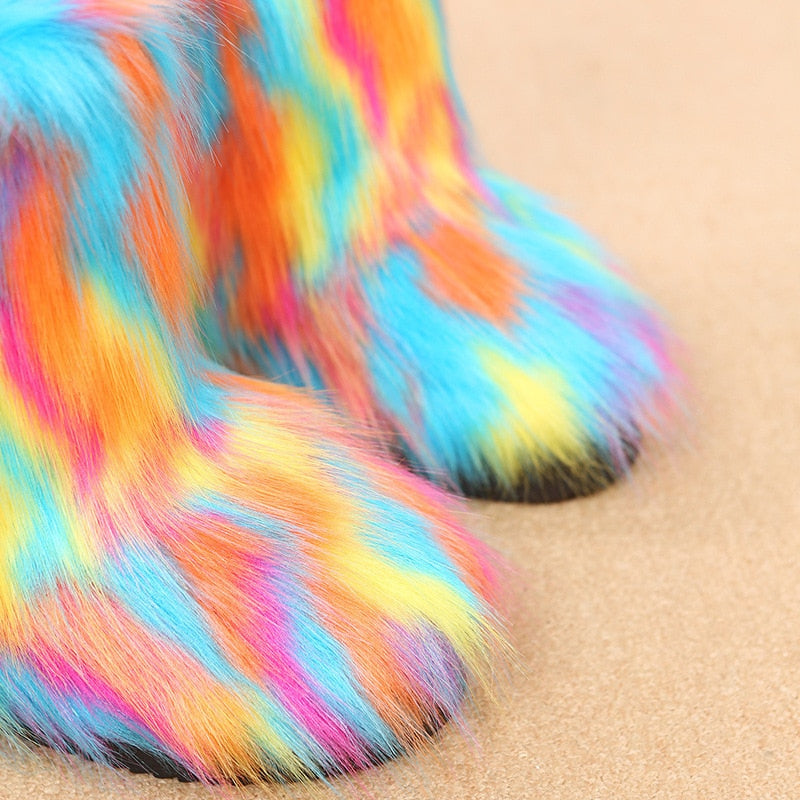 Funk Monster Faux Fur Boots