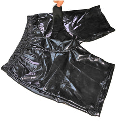 PU Leather Fetish Shorts With Elephant Trunk