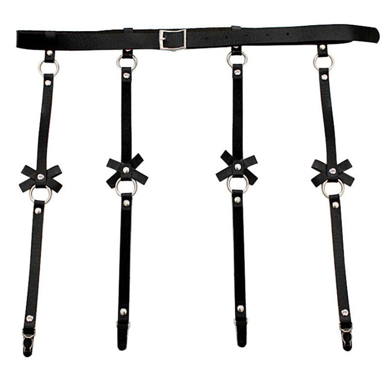 Punk Thigh High Garter Belt