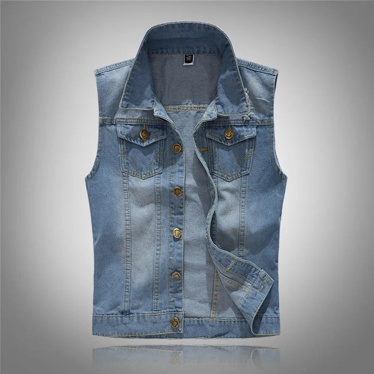 Rebel Hue Denim Vest