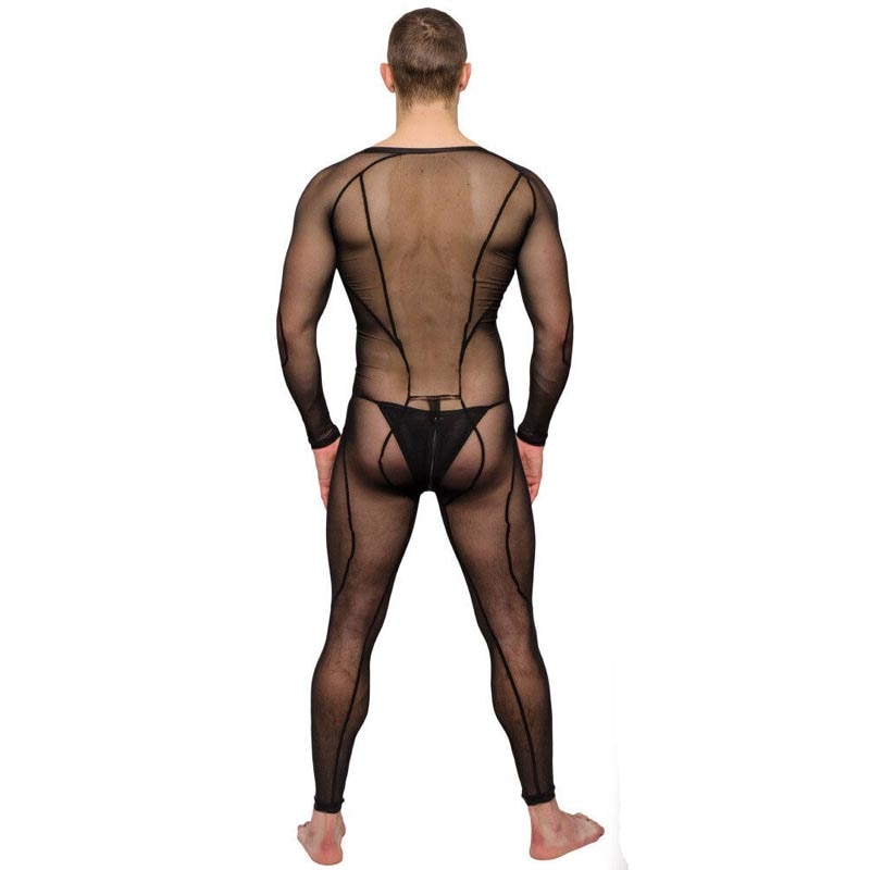 Men's Sheer Bodysuit