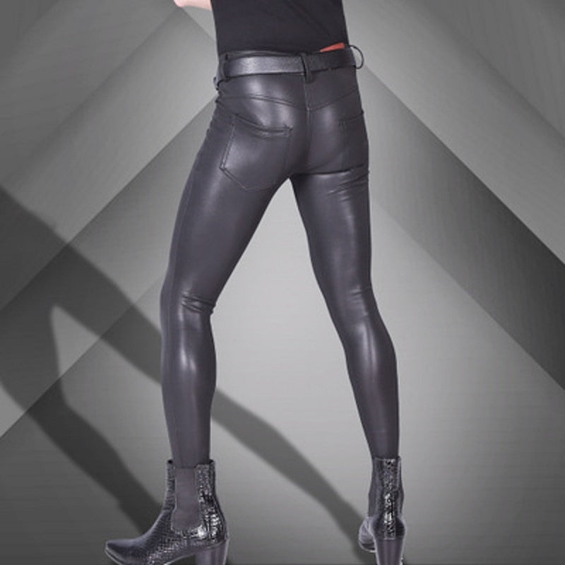 Tight For Night Punk PU Leather Pants