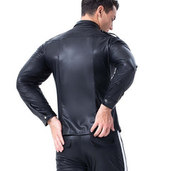 GlamPunk Glossy Leather Top