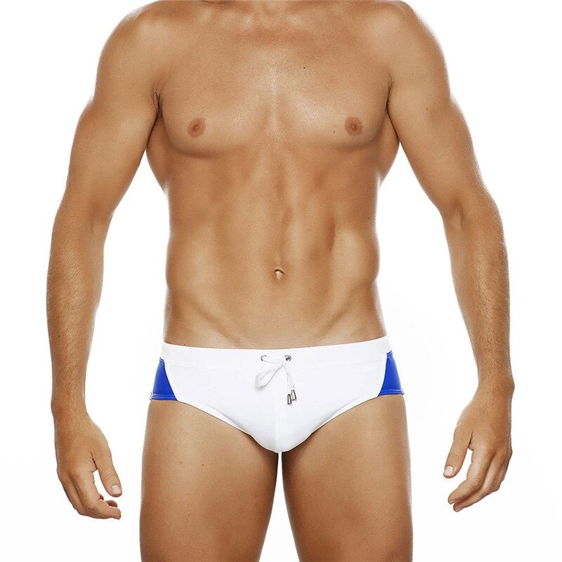 Summer Colorblock Fashion Swim Briefs