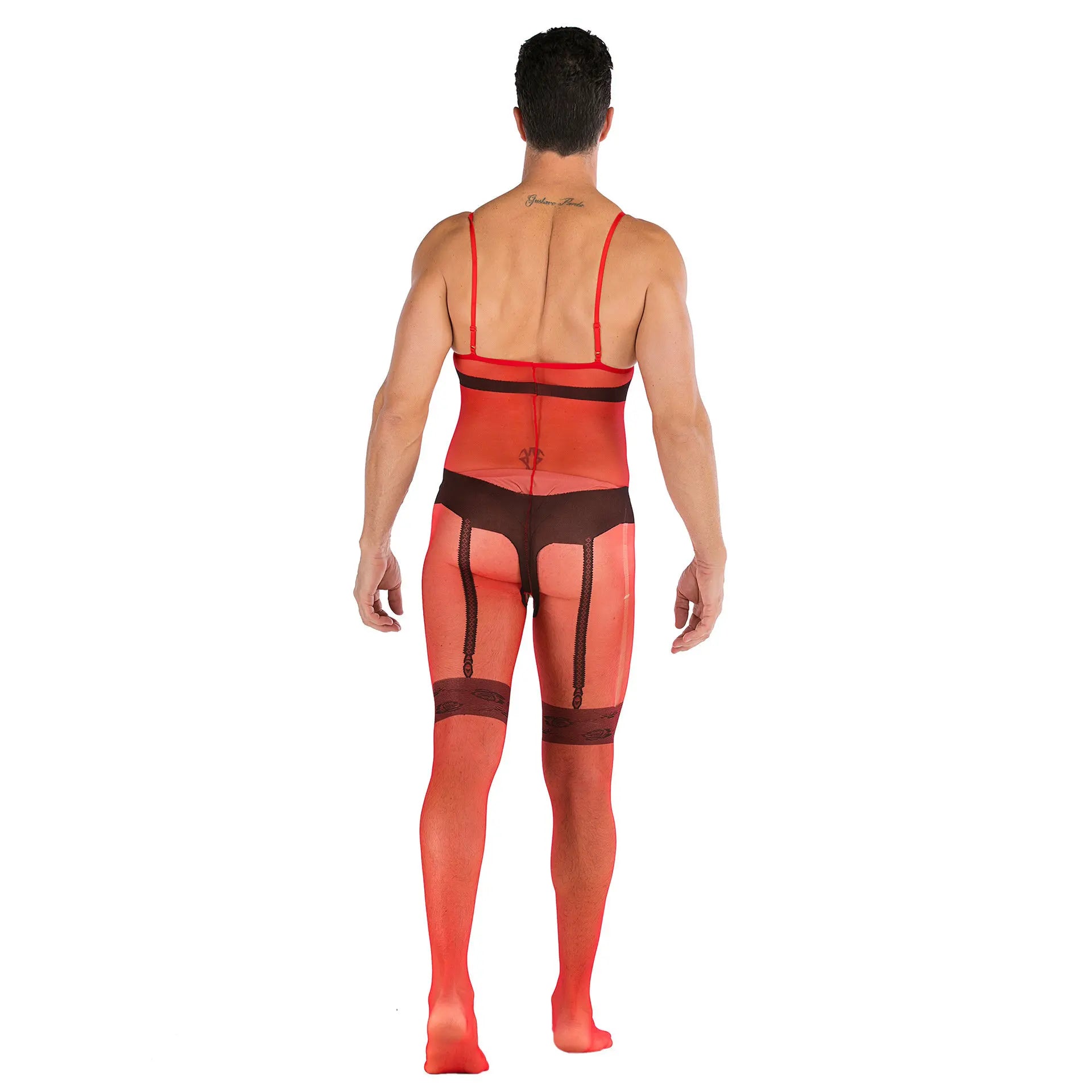 Hollow Temptation Men's Fishnet Pantyhose