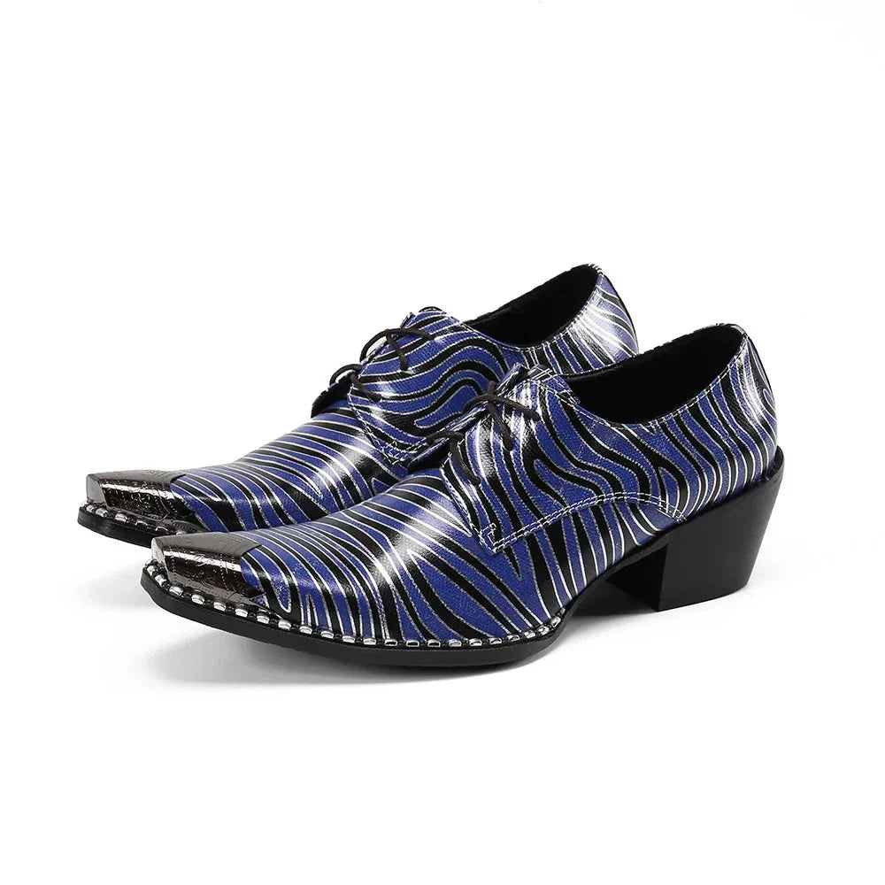 Zebra Funk Dress Shoes