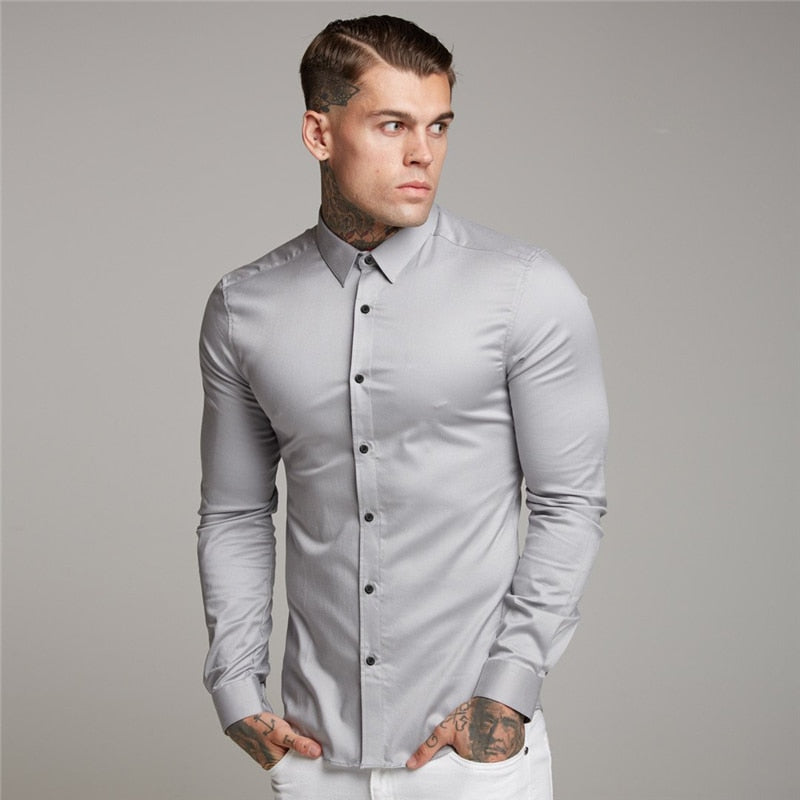 Buff Long Sleeve Tight Shirt