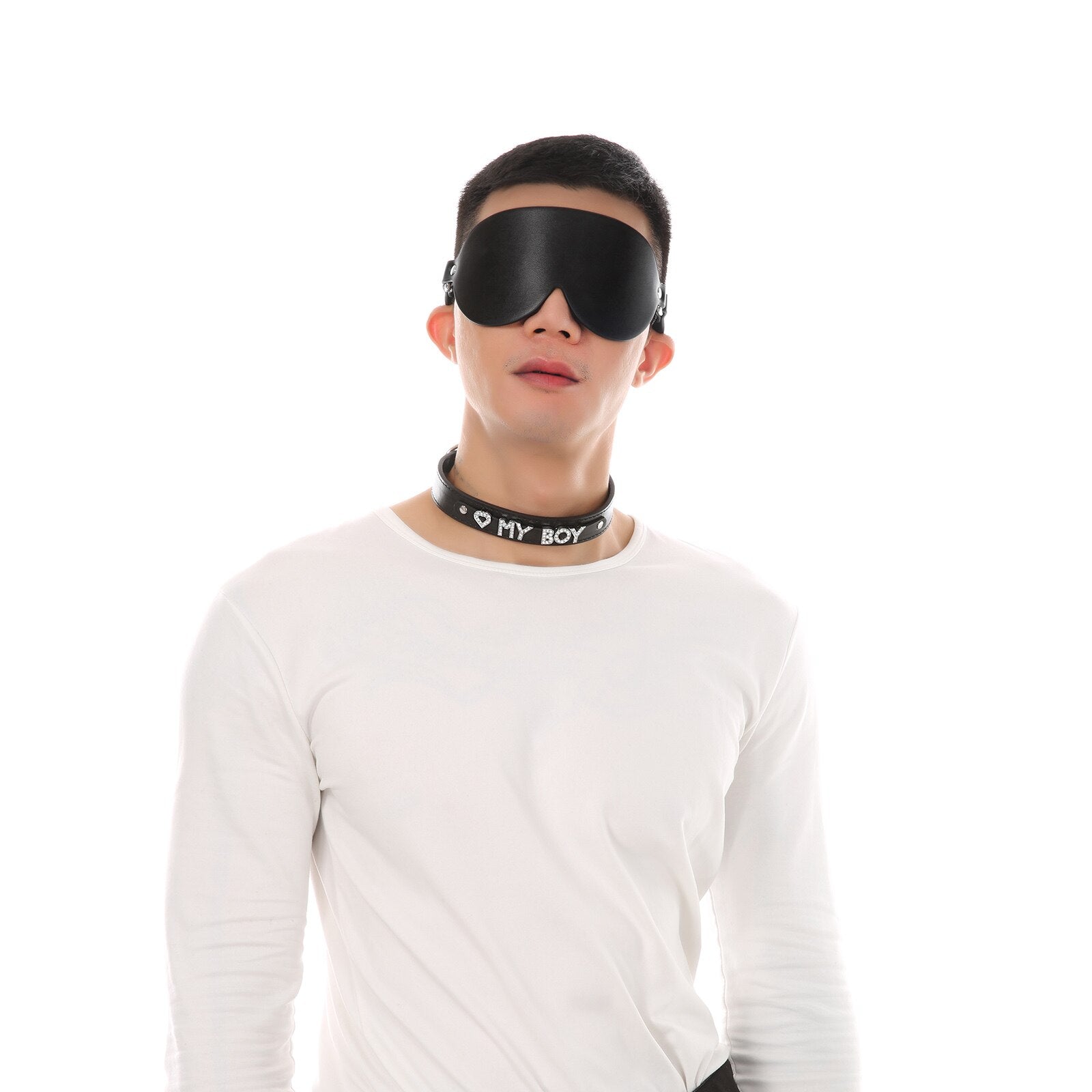 My Boy Blindfold And Choker