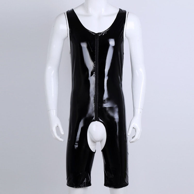 PVC Vinyl Vixen Bodysuit