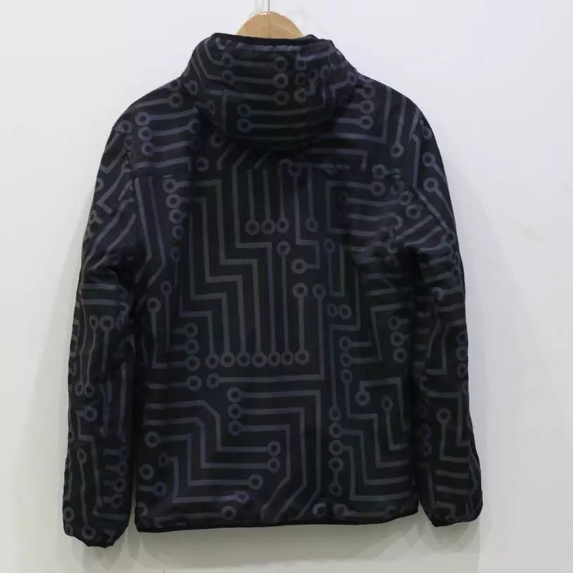 Fluorescent Circuit Reflective Festival Hoodie Jacket + Pants