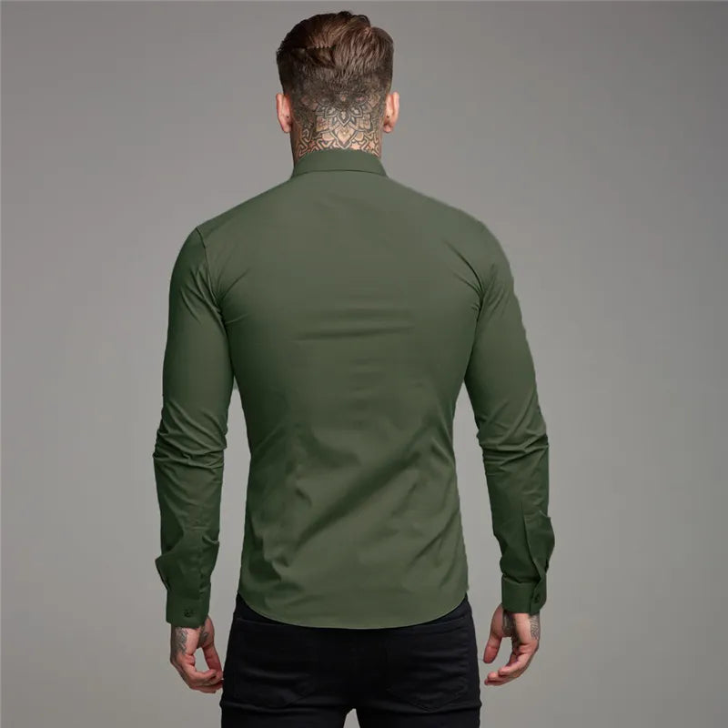 Buff Long Sleeve Tight Shirt