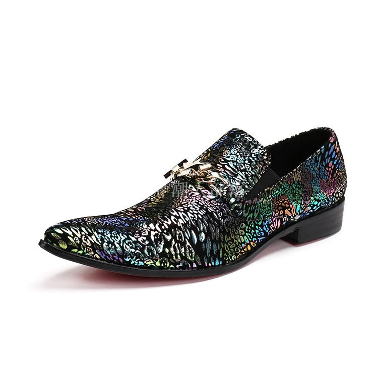 LGBT Glitter Star Formal Shoes