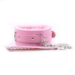 Kinky Fur Lined Bondage Collar