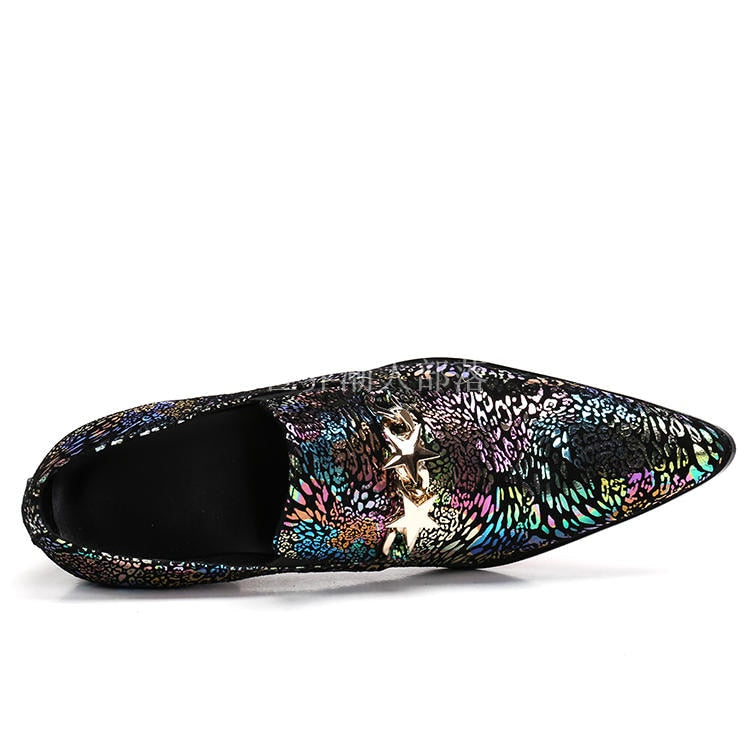 LGBT Glitter Star Formal Shoes