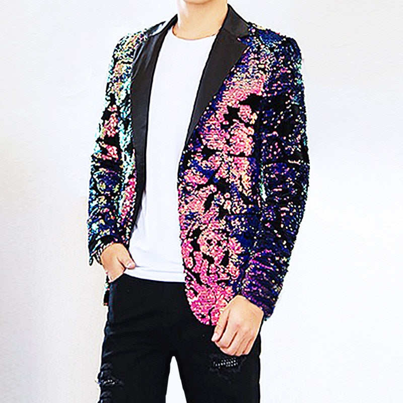 Fabulous Shimmer Sequined Blazer