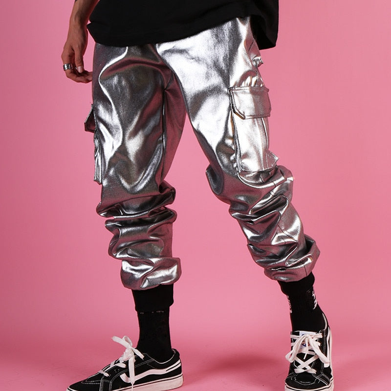 Silver Harem Pants