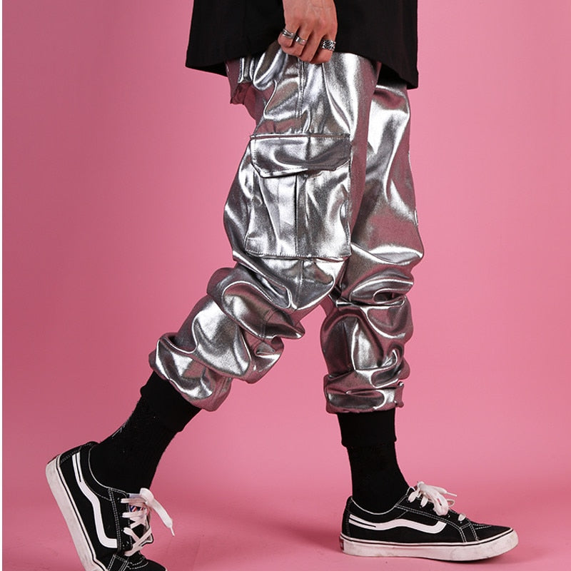 Silver Harem Pants