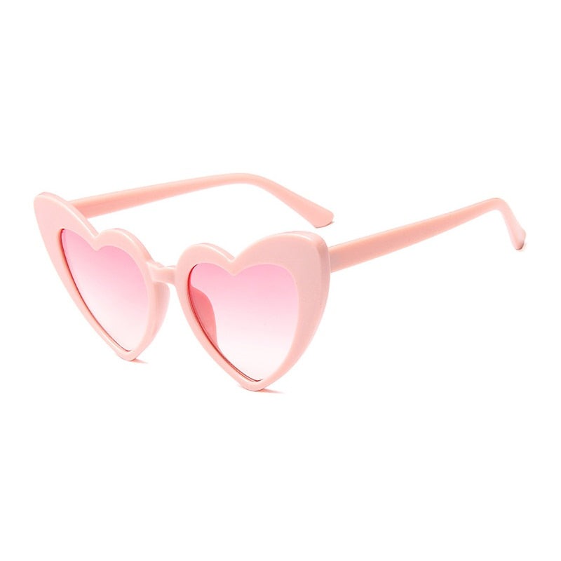 Retro Love Heart Shaped Sunglasses