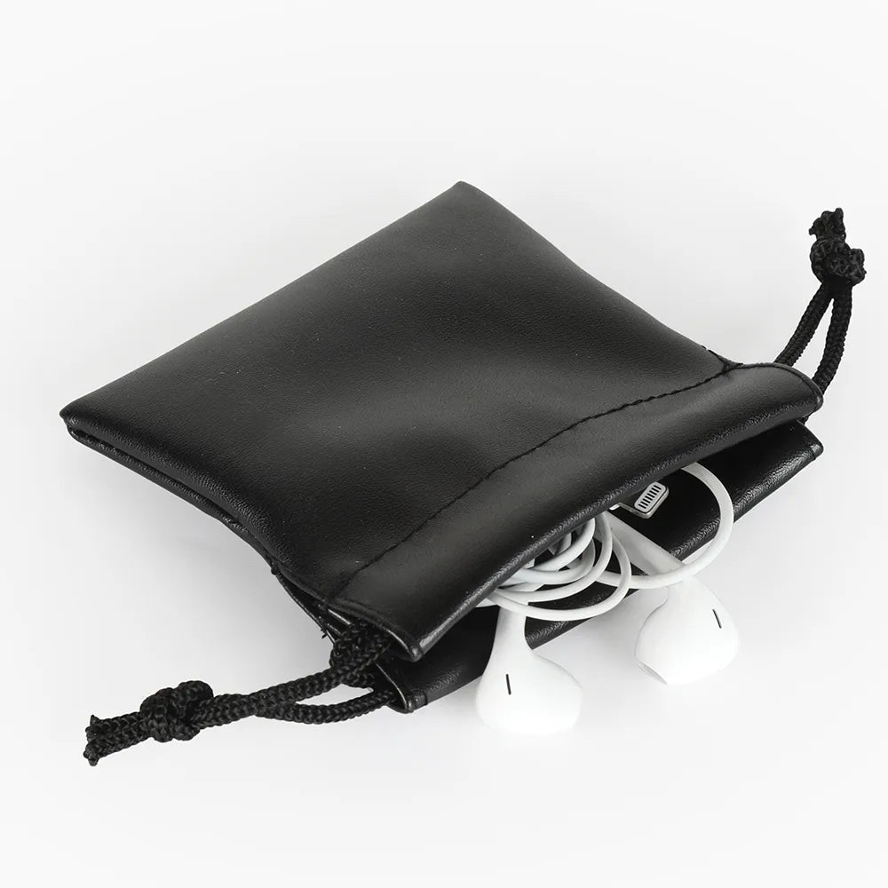 Discreet Leather Storage Bag