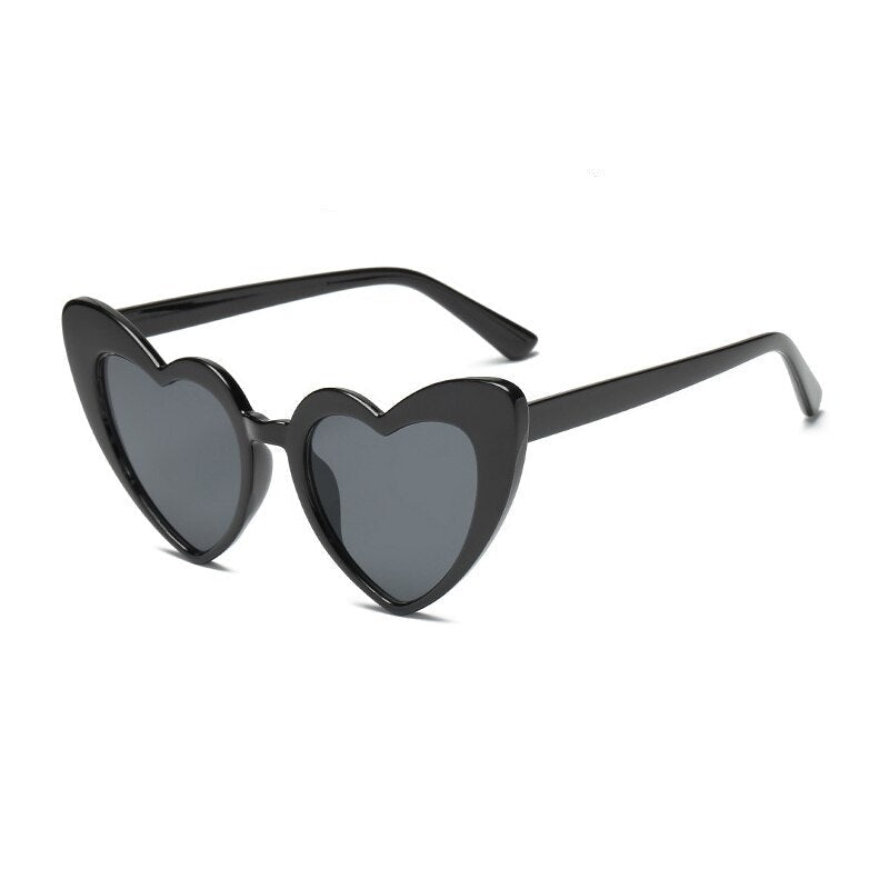 Retro Love Heart Shaped Sunglasses