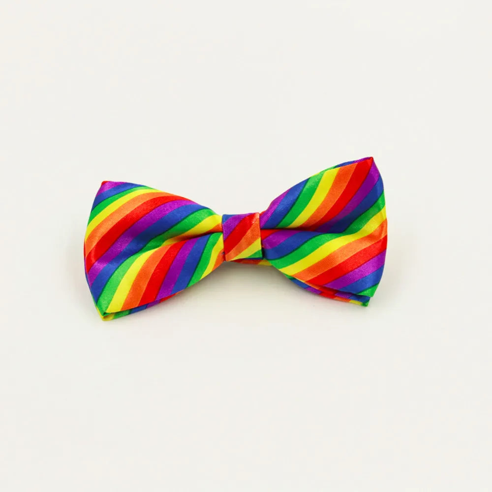 Gay Pride Rainbow Adjustable Bowtie