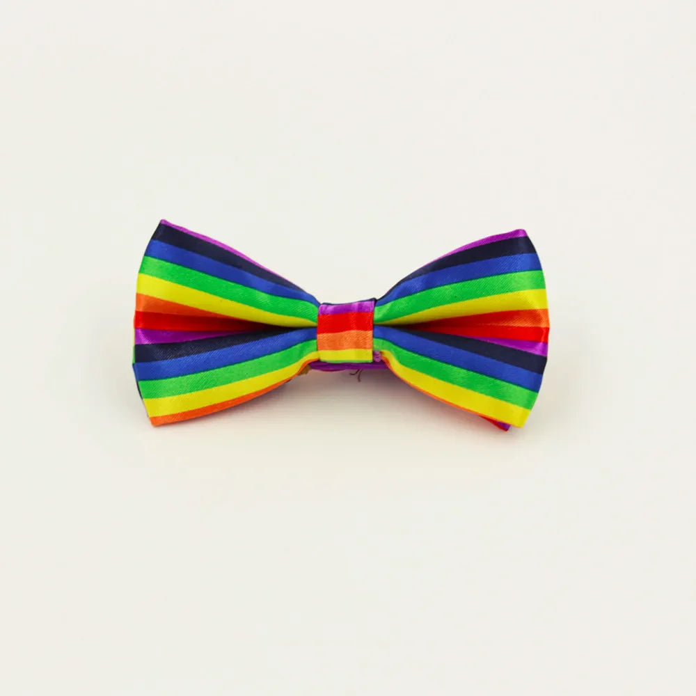 Gay Pride Rainbow Adjustable Bowtie