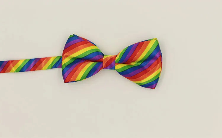 Gay Pride Rainbow Adjustable Bowtie