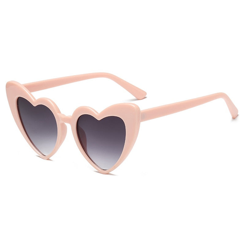 Retro Love Heart Shaped Sunglasses