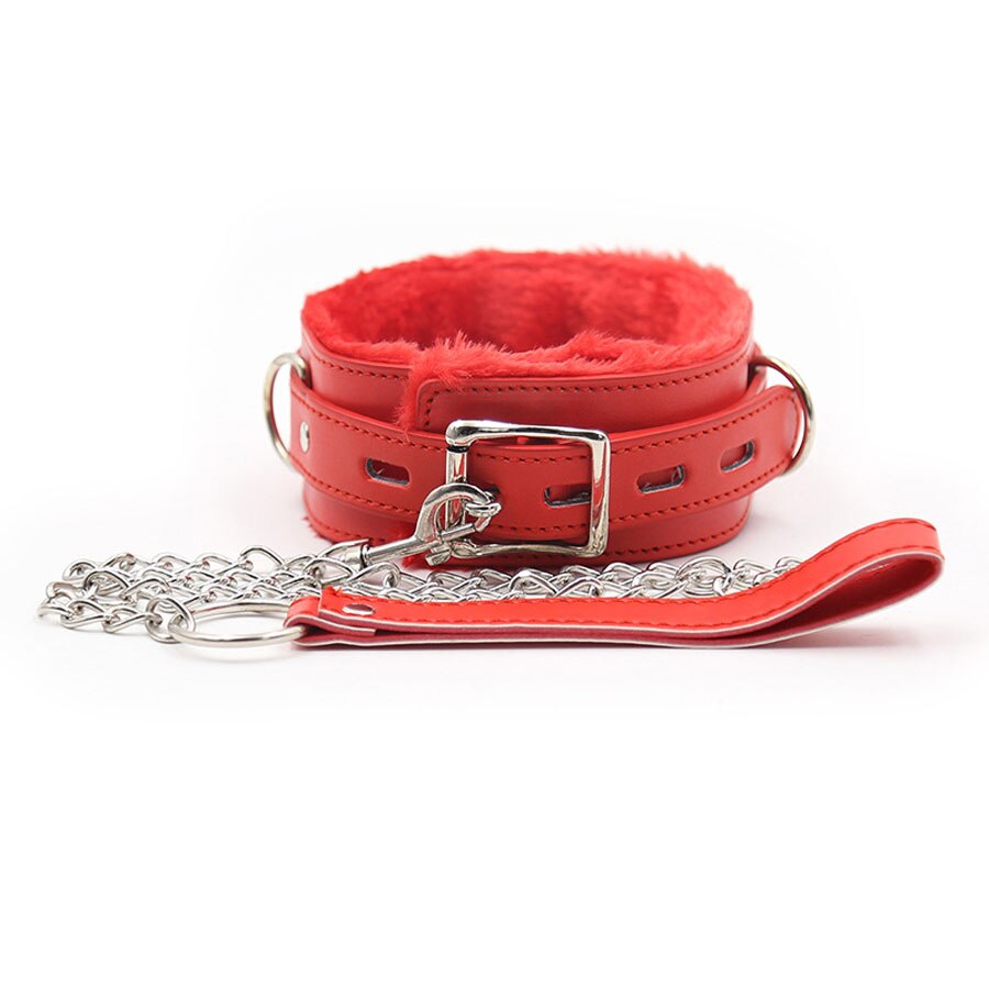 Kinky Fur Lined Bondage Collar