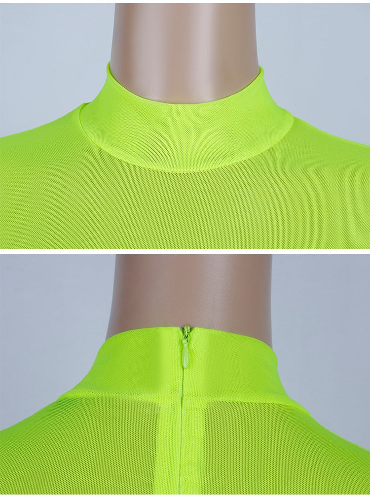 Fierce Neon Green Rave Outfit