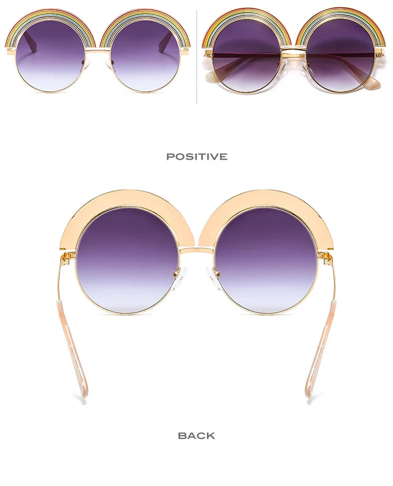 Rainbow Round Sunglasses