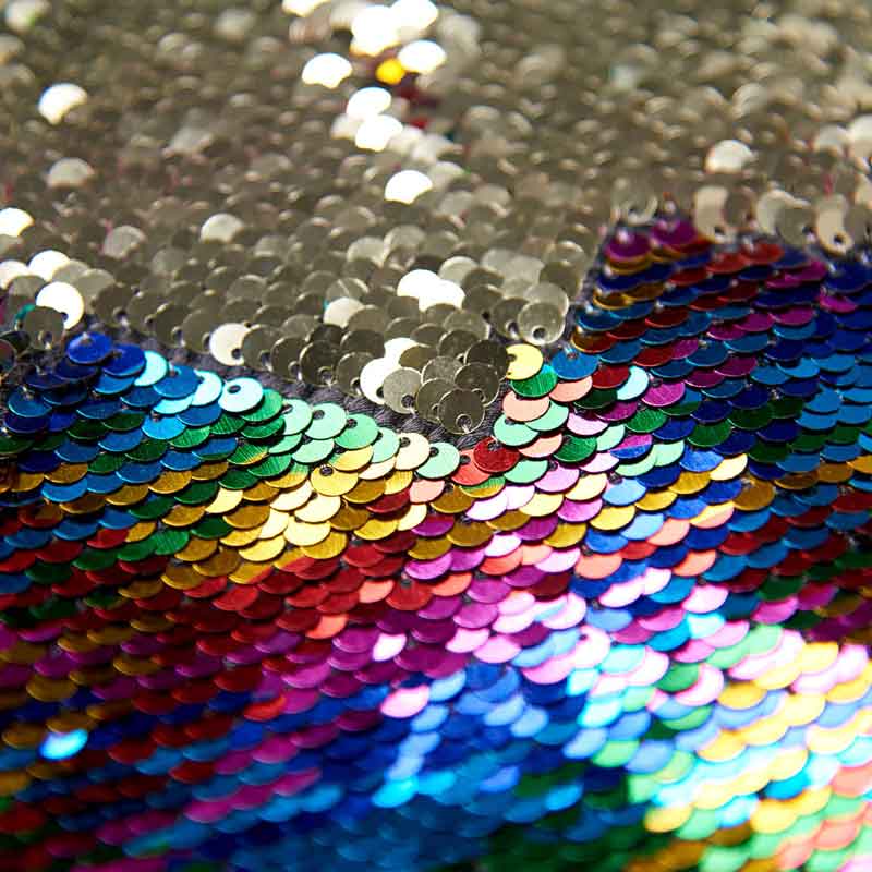Golden Rainbow Sequins Blazer