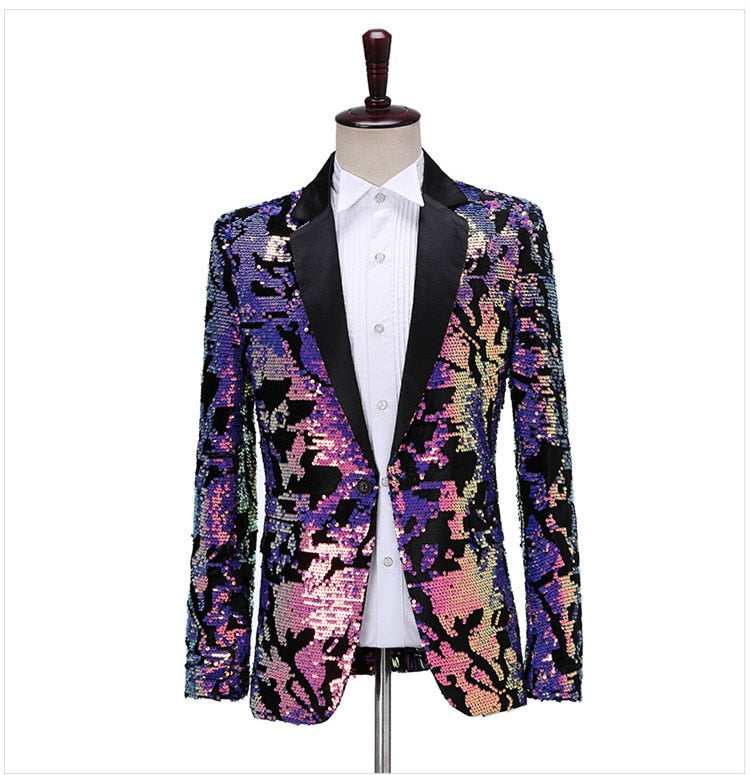 Fabulous Shimmer Sequined Blazer