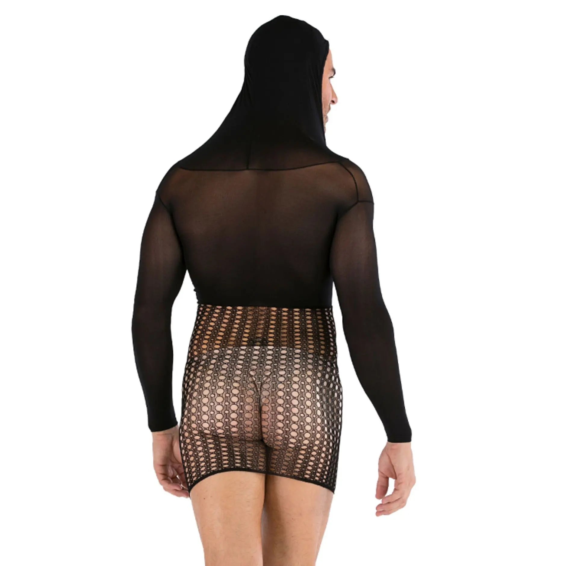 Hollow Temptation Men's Fishnet Pantyhose