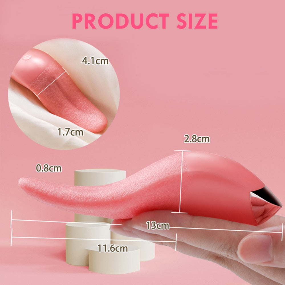 Soft Tongue Licking Vibrator