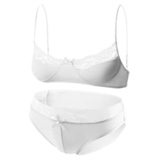 Sexy Men's Lace Trim Lingerie Set