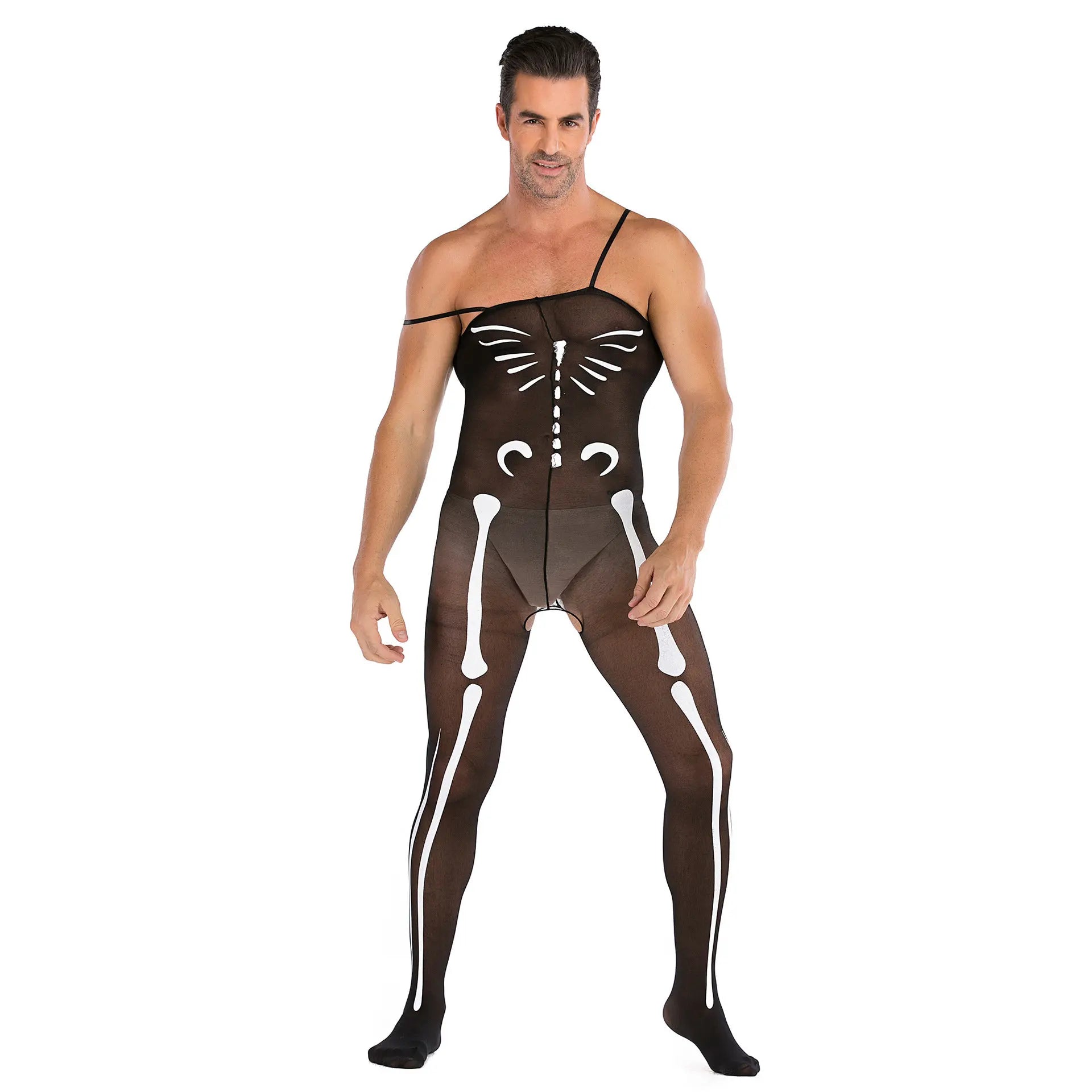 Hollow Temptation Men's Fishnet Pantyhose