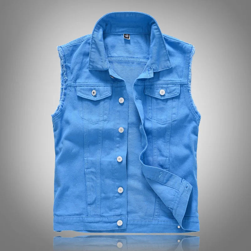 Rebel Hue Denim Vest